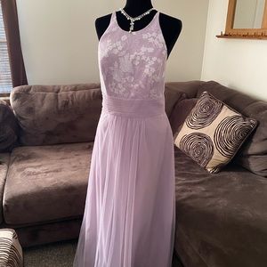 Purple formal dress